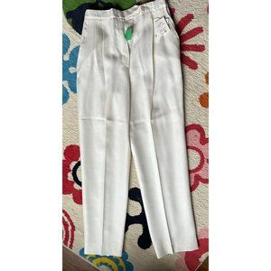 NWT eric New York designer white pants Org. $125 size 10